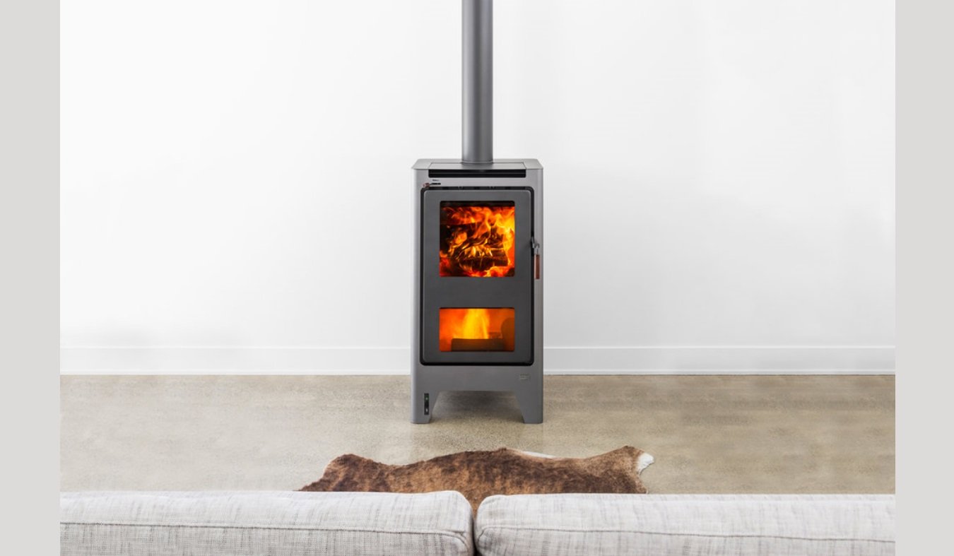 ferva saturn wood fire log burner