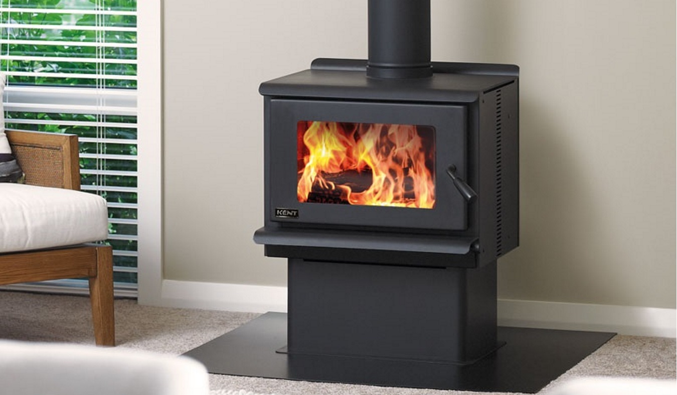 kent cardona freestanding wood fire log burner