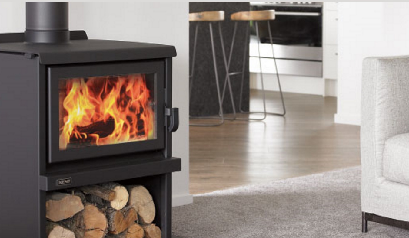 kent murchison freestanding wood fire log burner