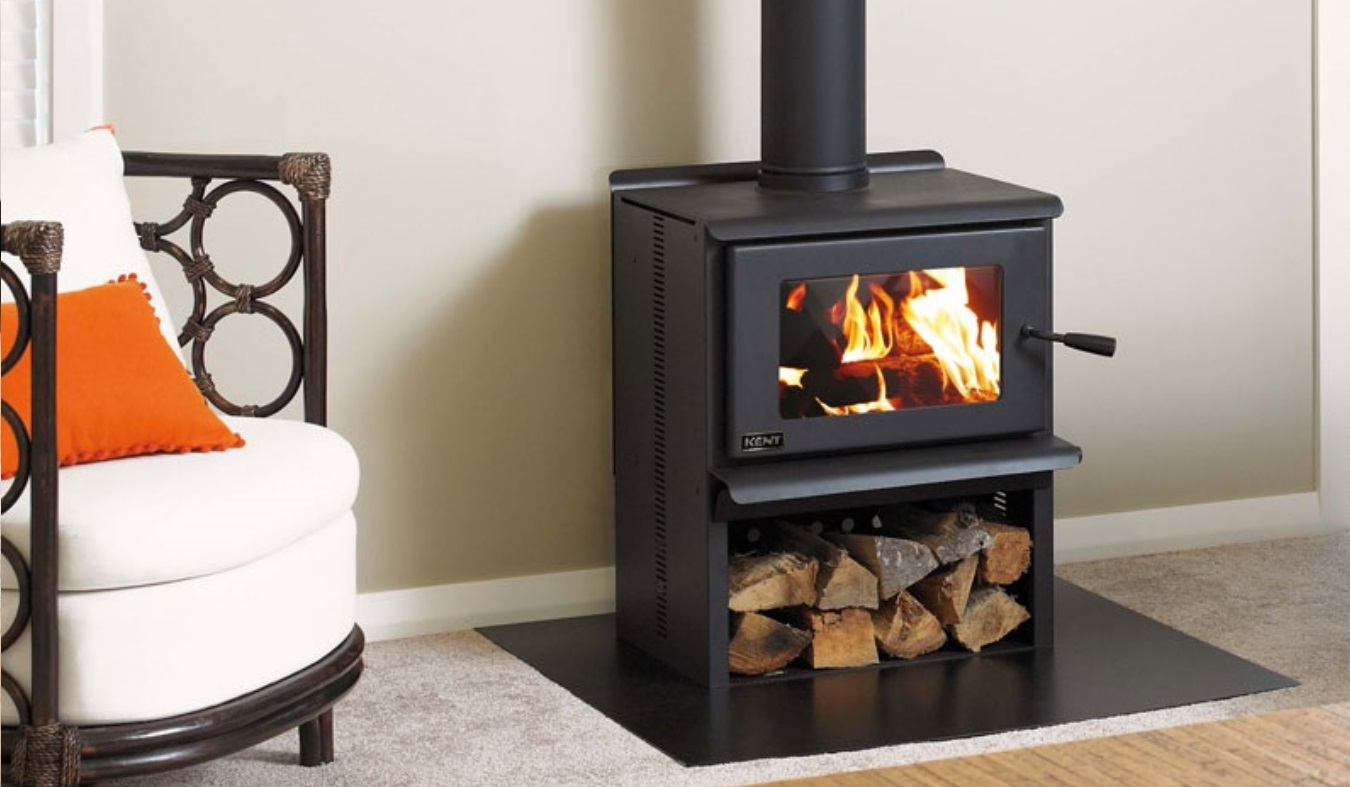 kent oxford freestanding wood fire log burner