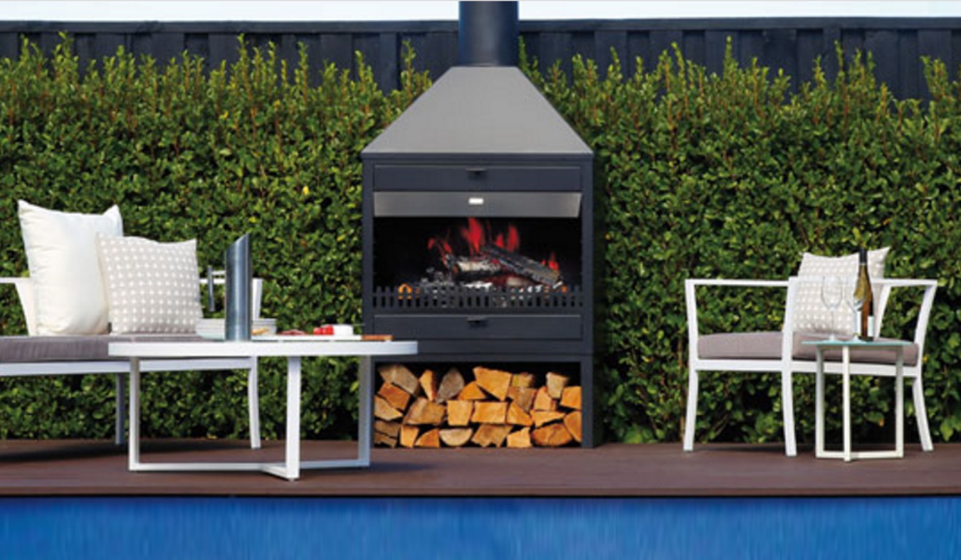 kent tekapo freestanding wood fire log burner front and side