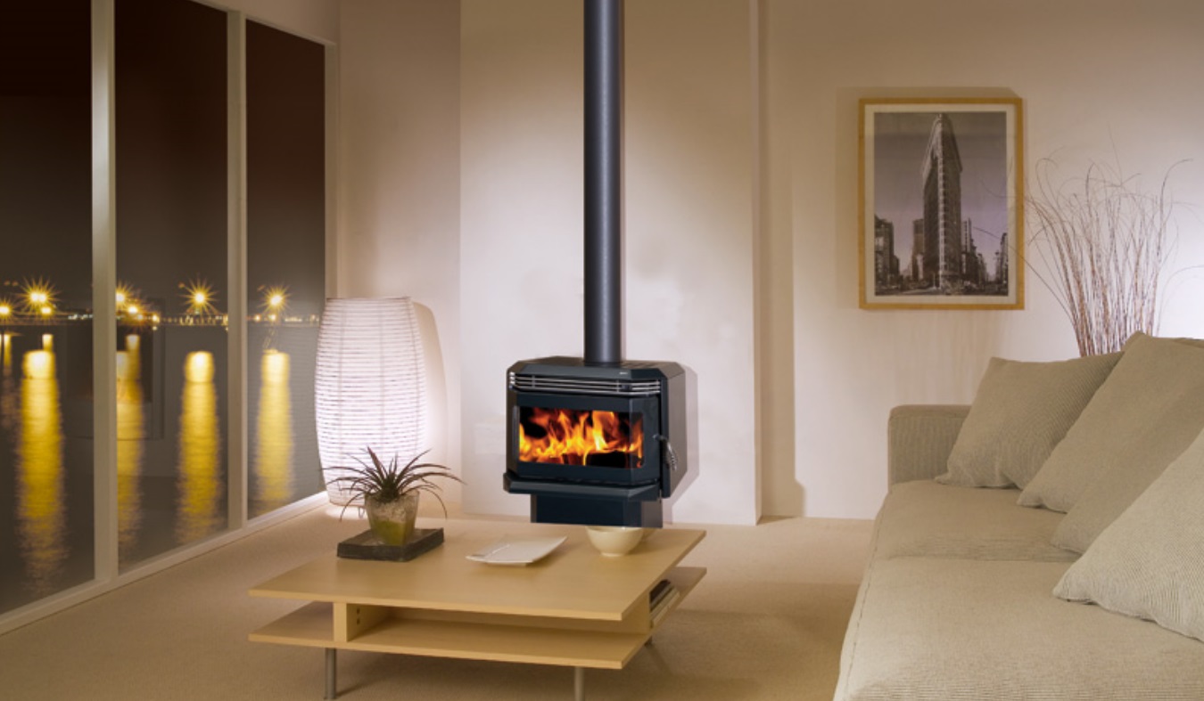 masport hestia freestanding wood burner in situ