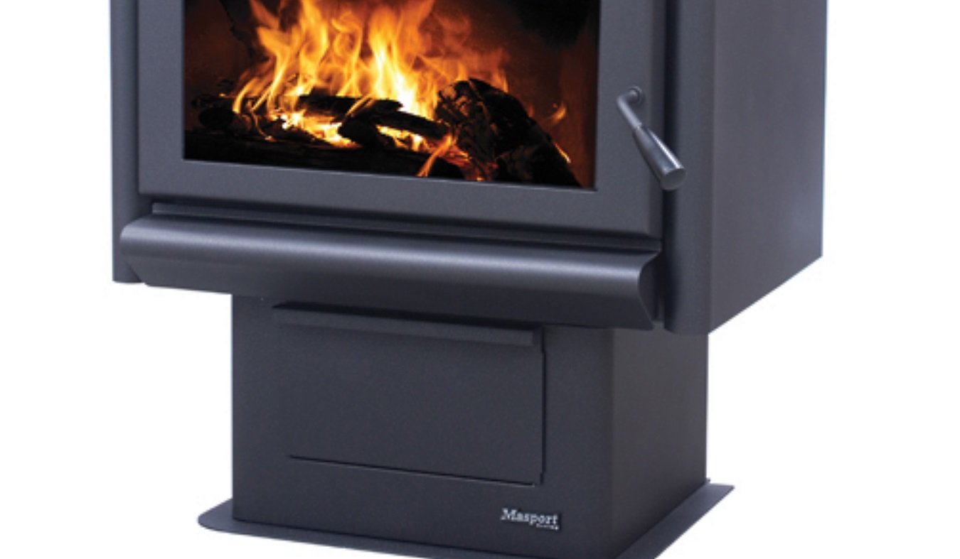 masport mackenzie r freestanding wood burner close up