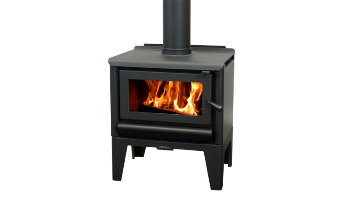 masport r radiant wood burner with legs