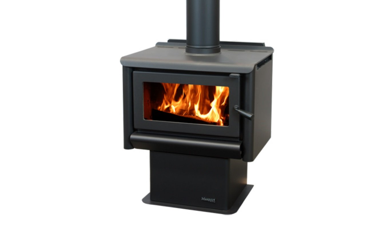 masport r radiant wood burner with pedestal