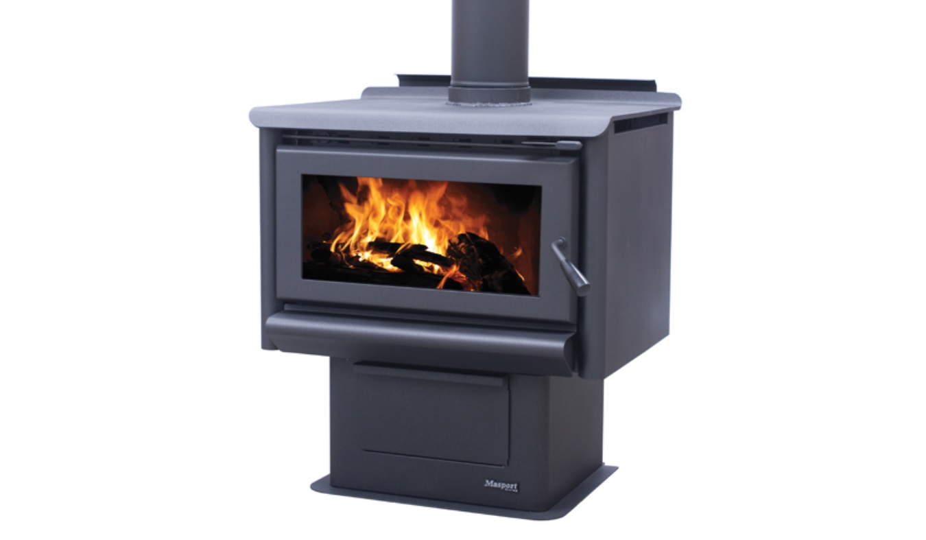 masport r freestanding wood burner with ash pan