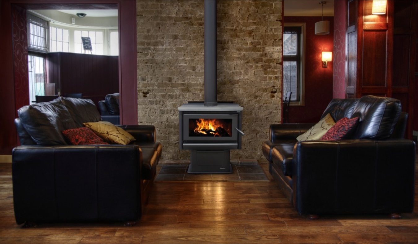 masport r rural freestanding wood burner in situ