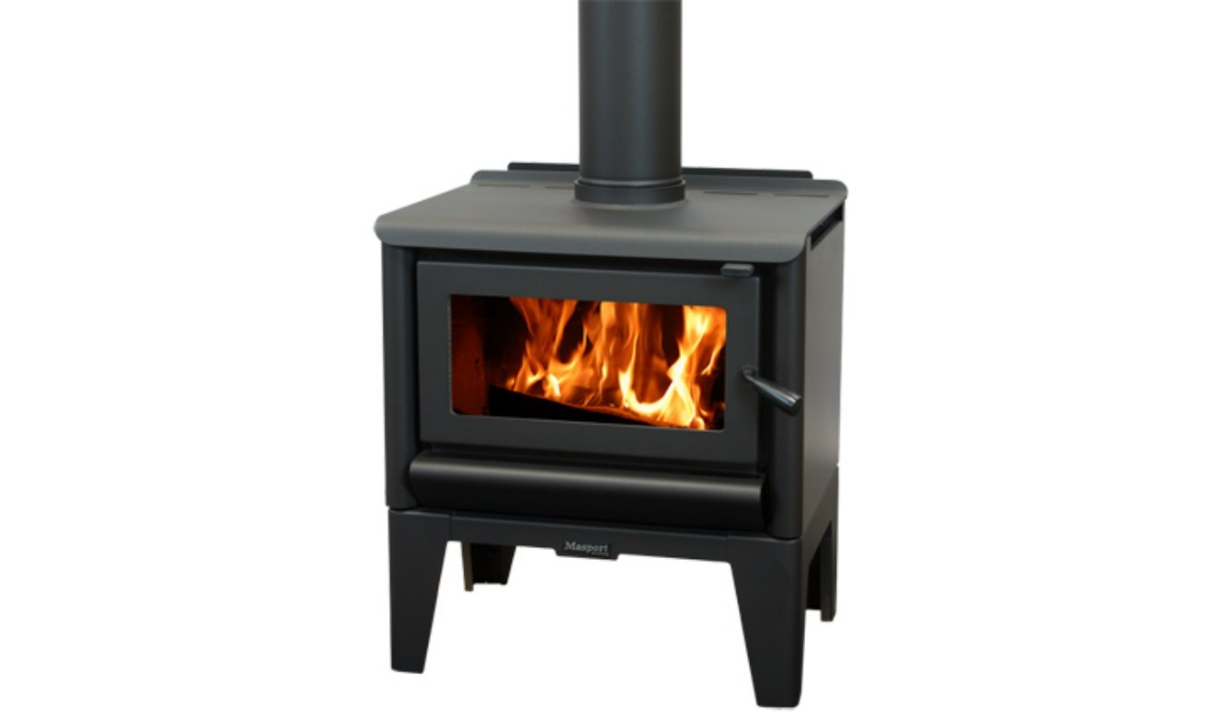 masport r rural freestanding wood burner with woodstacker with legs