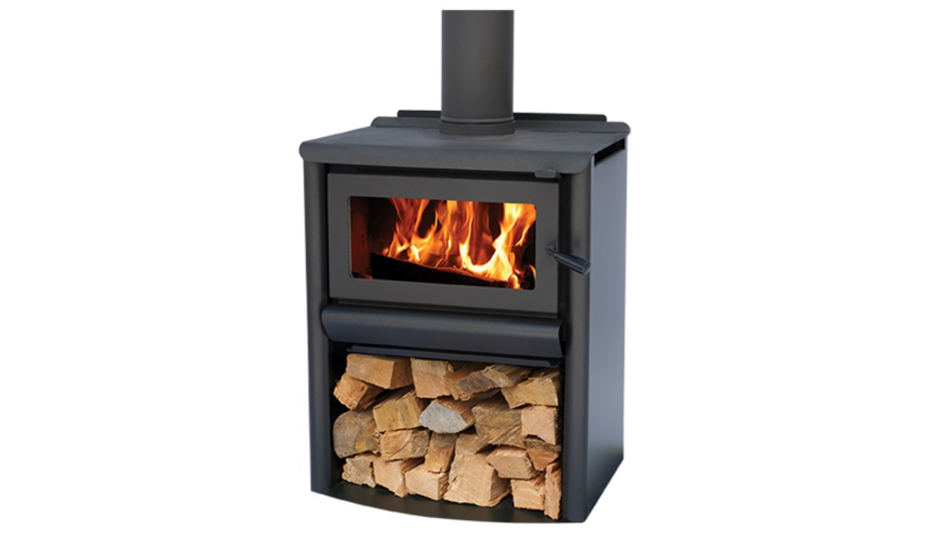 masport r rural freestanding wood burner with woodstacker