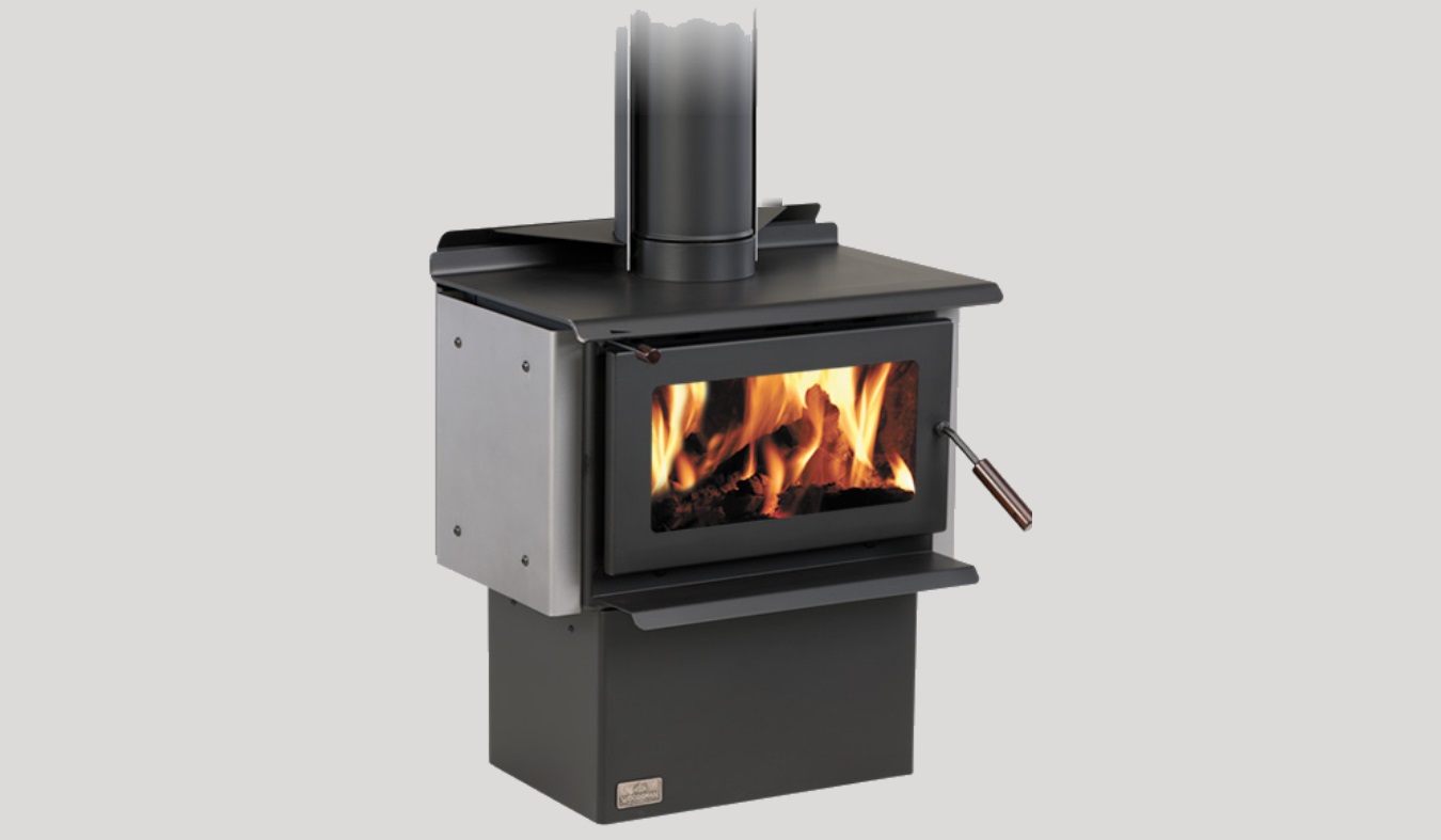 woodsman ecr novo freestanding log burner wood fire pewter