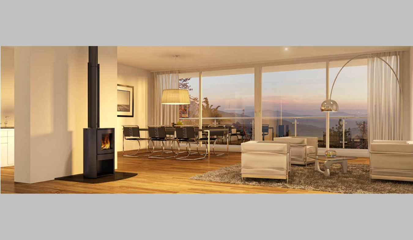 Bosca Firepoint 360 Freestanding Woodfire - Stylish